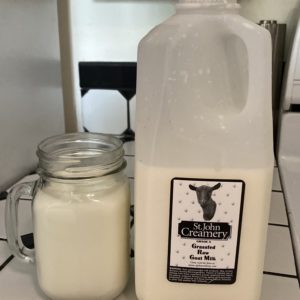 Raw Goat Milk