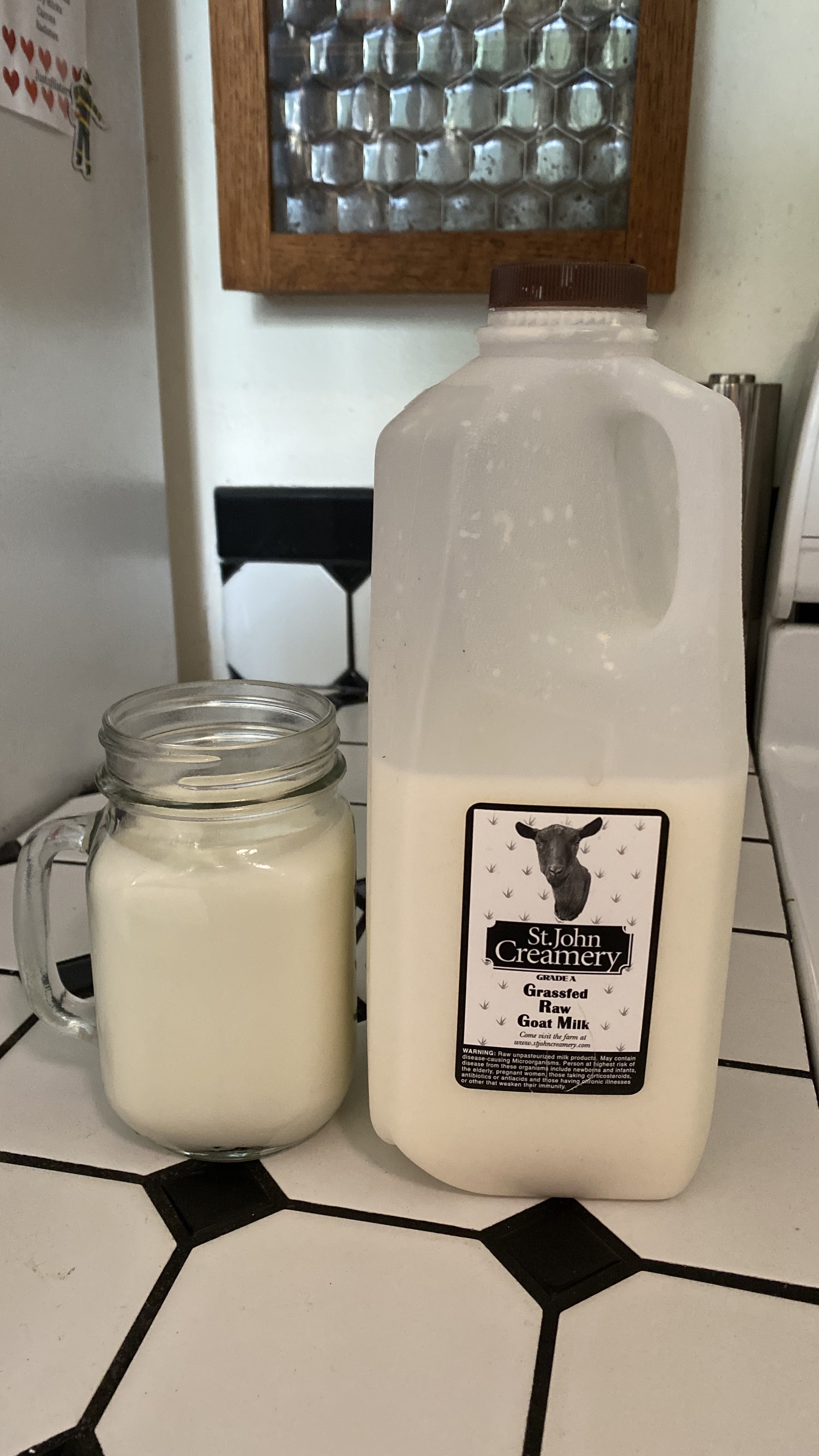 Raw Goat Milk